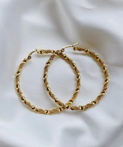 Alamour The Label Rubi Gold Hoop Earrings