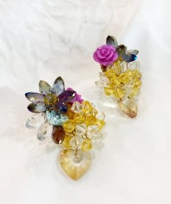 Alamour The Label Marta Multicolored Heart Earrings NEW ARRIVALS 11 Alamour The Label Marta Multicolored Heart Earrings NEW ARRIVALS