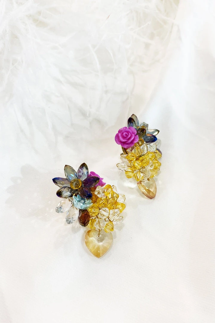 Alamour The Label Marta Multicolored Heart Earrings NEW ARRIVALS 6 Alamour The Label Marta Multicolored Heart Earrings NEW ARRIVALS