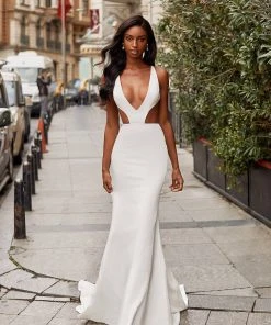 Alamour Made-To-Order Catriane - White PROM & FORMAL