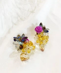 Alamour The Label Marta Multicolored Heart Earrings NEW ARRIVALS 13 Alamour The Label Marta Multicolored Heart Earrings NEW ARRIVALS