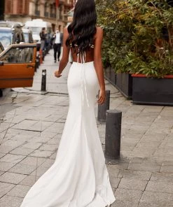 Alamour Made-To-Order Catriane - White PROM & FORMAL
