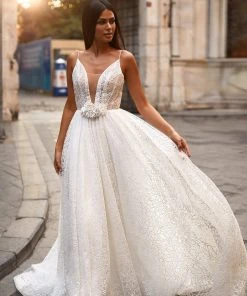 Alamour Made-To-Order Emira Gown A-Line Gowns 7 Alamour Made-To-Order Emira Gown A-Line Gowns