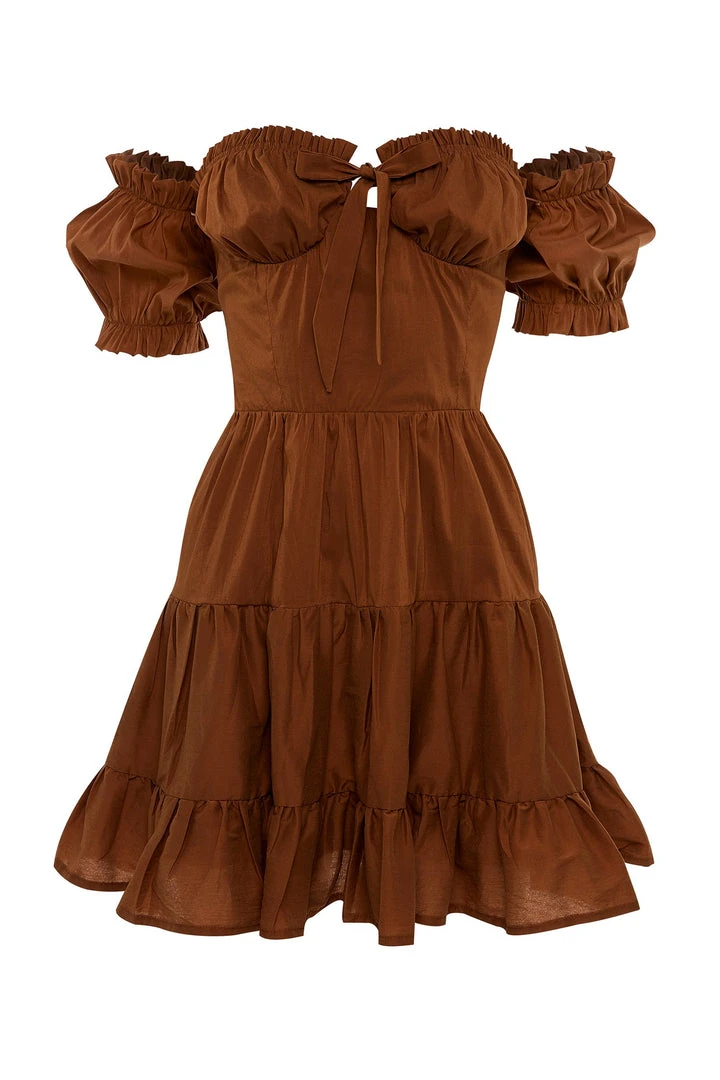 Alamour The Label DRESSES Safiyah - Brown 1 Alamour The Label DRESSES Safiyah - Brown