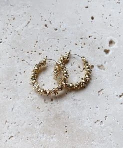 Alamour The Label Daina Gold Hoop Earrings