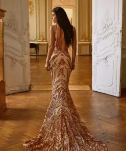 Alamour Made-To-Order Maurita - Gold PROM & FORMAL