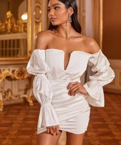 Alamour The Label COCKTAIL Celo Dress - White