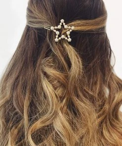 Alamour The Label Star Gold Pearl Hair Pin Hair Accessories