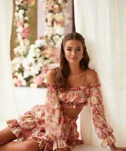 Alamour The Label COCKTAIL Shailee Flare Skirt Set