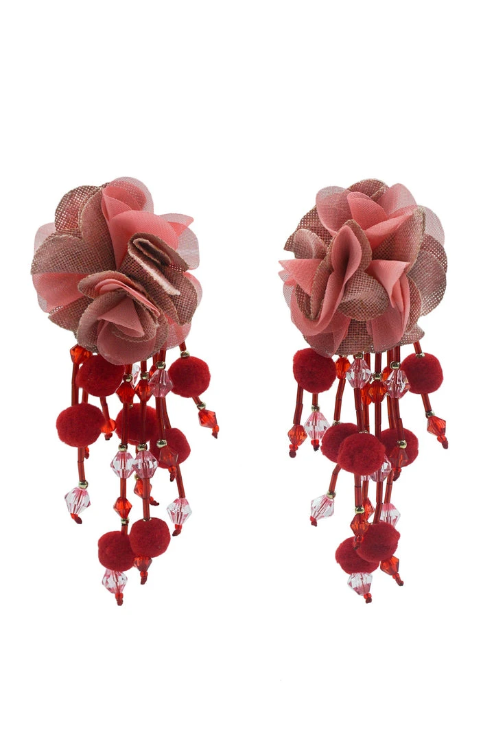 Alamour The Label Shailee Multicoloured Flower Drop Earrings NEW ARRIVALS 1 Alamour The Label Shailee Multicoloured Flower Drop Earrings NEW ARRIVALS