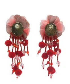 Alamour The Label Shailee Multicoloured Flower Drop Earrings NEW ARRIVALS