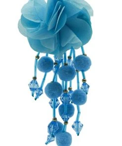 Alamour The Label Shailee Blue Flower Drop Earrings NEW ARRIVALS