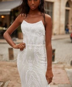 Alamour Made-To-Order Ramira - White PROM & FORMAL 6 Alamour Made-To-Order Ramira - White PROM & FORMAL