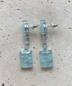 Alamour The Label Sadie Baby Blue Drop Earrings