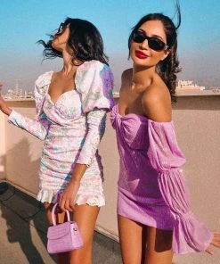 Alamour The Label Dilara Mini Dress COCKTAIL