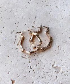 Alamour The Label Farah Gold Hoop Earrings