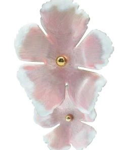 Alamour The Label Stella Baby Pink Flower Studs
