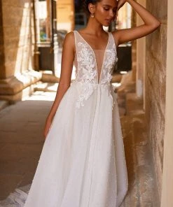 Alamour Made-To-Order A-Line Gowns Roxane Gown 8 Alamour Made-To-Order A-Line Gowns Roxane Gown