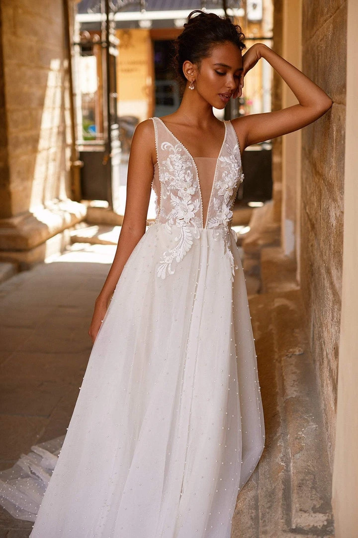 Alamour Made-To-Order A-Line Gowns Roxane Gown 4 Alamour Made-To-Order A-Line Gowns Roxane Gown