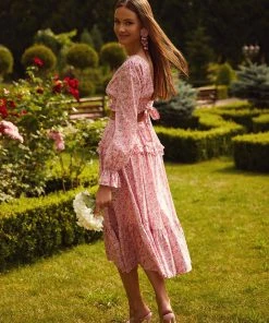 Alamour The Label Melina Long Sleeve Cut Out Dress DRESSES