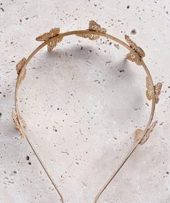 Alamour The Label Sevyn Rose Gold Butterfly Headband