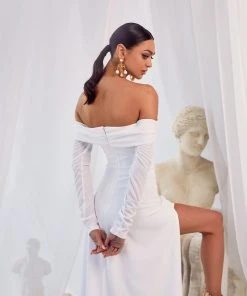 Alamour The Label Fitted Gowns Melissa - White