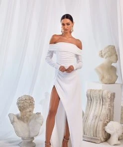 Alamour The Label Fitted Gowns Melissa - White