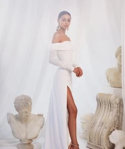 Alamour The Label Fitted Gowns Melissa - White