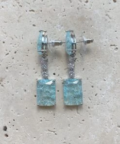 Alamour The Label Sadie Baby Blue Drop Earrings