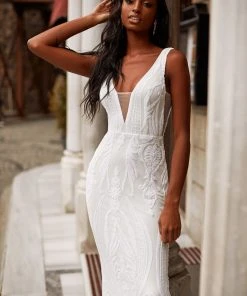 Alamour Made-To-Order PROM & FORMAL Meghan - White