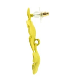 Alamour The Label NEW ARRIVALS Emma Yellow Double Flower Studs 9 Alamour The Label NEW ARRIVALS Emma Yellow Double Flower Studs