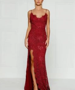 Alamour The Label PROM & FORMAL Layali - Burgundy