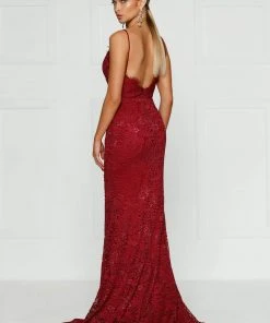 Alamour The Label PROM & FORMAL Layali - Burgundy