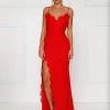 Alamour The Label Layali - Red Fitted Gowns
