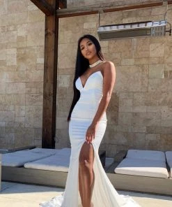 Alamour The Label Mabelle - White Fitted Gowns