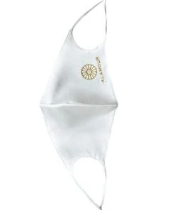 Alamour The Label Silk Face Mask - White 7 Alamour The Label Silk Face Mask - White