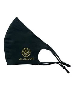 Alamour The Label Silk Face Mask - Black
