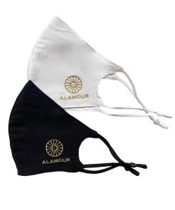 Alamour The Label Silk Face Mask - Black 7 Alamour The Label Silk Face Mask - Black